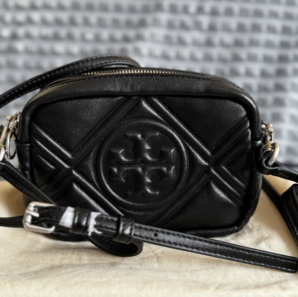 Tory Burch Black Leather Crossbody Bag